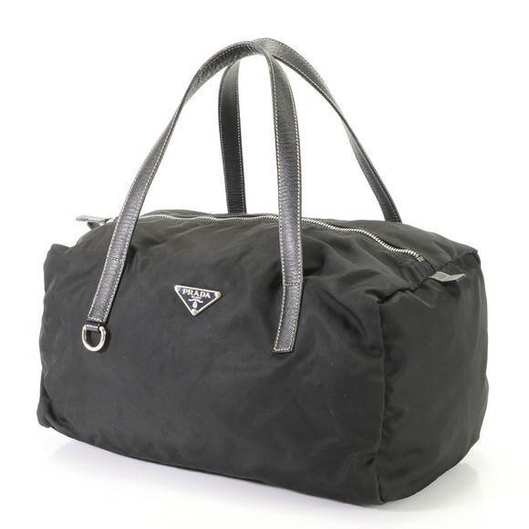 Prada Tesuto Nylon Saffiano Leather Shoulder Bag Leather - Picture 2 of 14